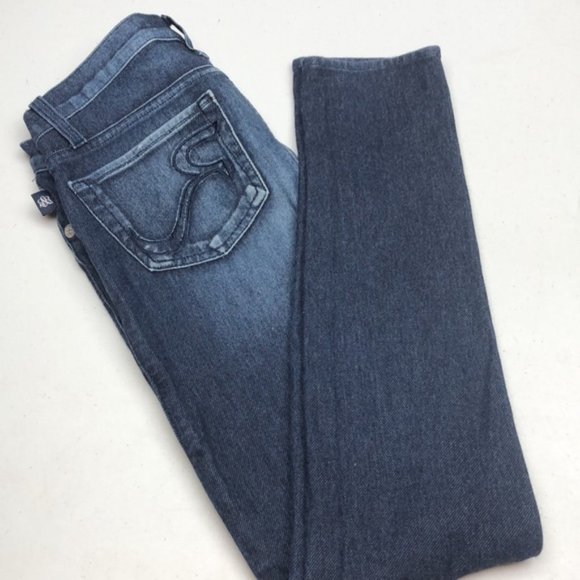 PREMIUM ROCK & REPUBLIC 5-POCKET SKINNY JEANS 26x28 ๐ - Picture 11 of 13